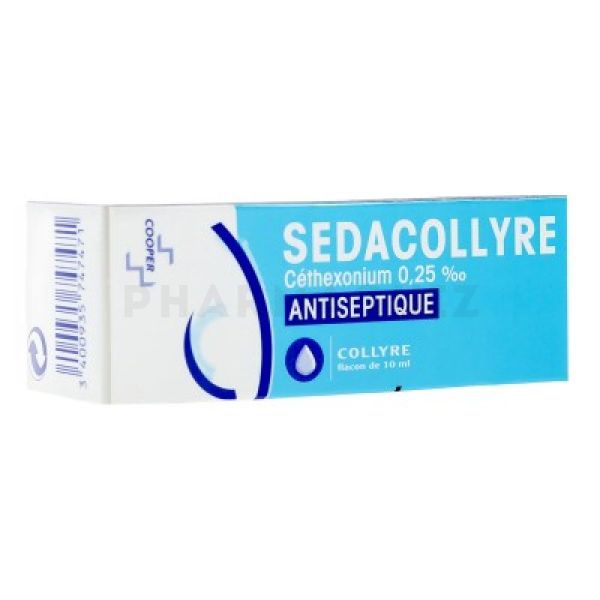 Sedacollyre antiseptique collyre 10 ml