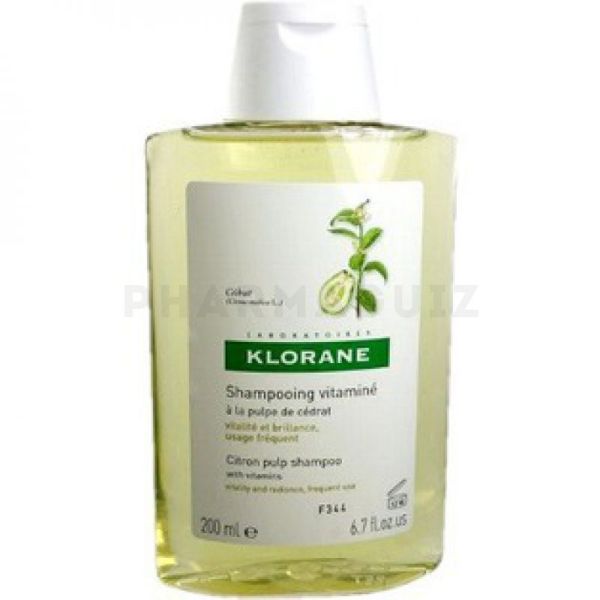 Klorane Shampoing vitaminé Pulpe de Cédrat 200ml