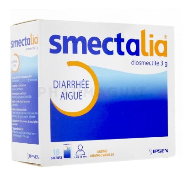 Smectalia 3 g orange-vanille 18 sachets