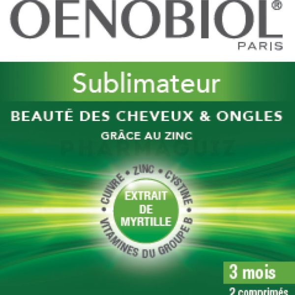 Oenobiol Capillaire Sublimateur 180 Comprimés Cheveux & Ongles