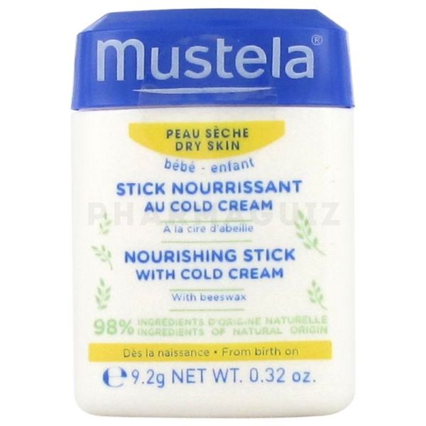 MUSTELA Bébé Hydra-stick Cold Cream nutri-protecteur 9,2g