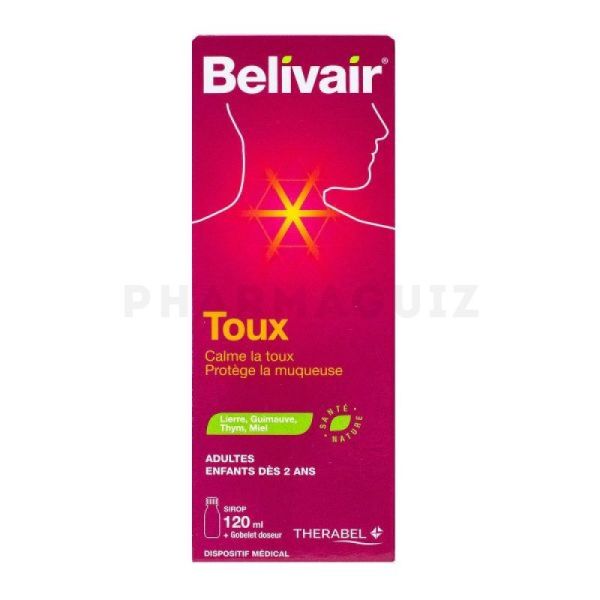 Belivair Toux sirop 120 ml