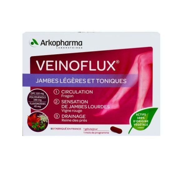 Arkophama Veinoflux jambes légères et toniques 30 Gélules