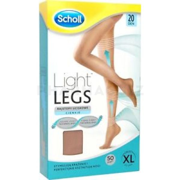 Scholl Light Legs collant de maintien transparent 20 deniers