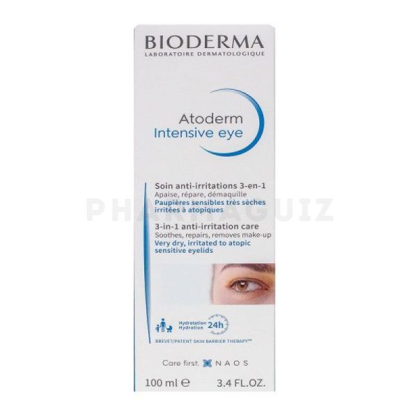 Bioderma Atoderm Intensive eye soin anti-irritations 3-en-1 100 ml