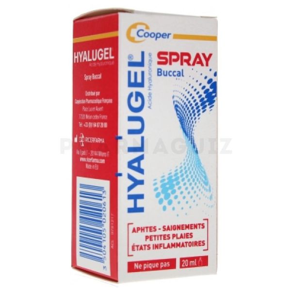 Hyalugel Spray Buccal 20ml