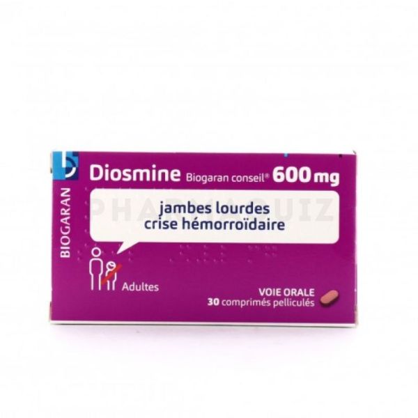 Diosmine 600mg  30 comprimès