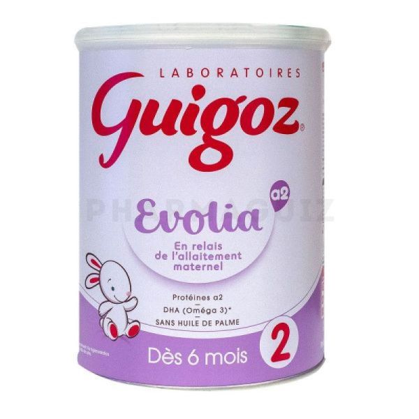 Guigoz 2 Evolia relais lait 2ème âge dès 6 mois 800g