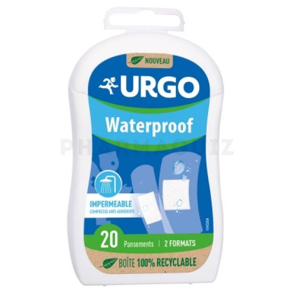 Urgo Waterproof : Pansement Imperméable 20 Pansements