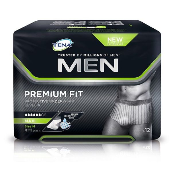 TENA Men Premium Fit Niveau 4 Taille M 12 protections