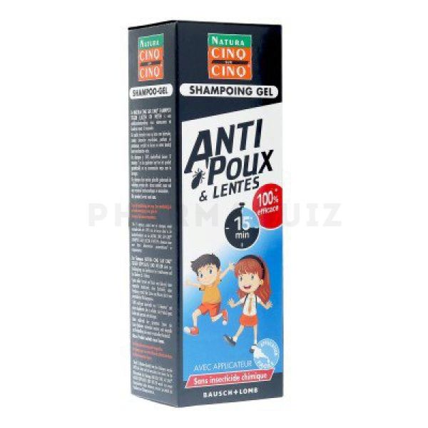 Cinq/cinq Natura Shampooing-gel Anti-poux 100ml