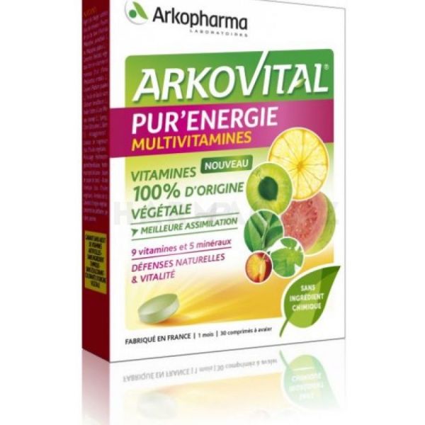 Arkovital Pur'energie Multivitamines (30cprs)