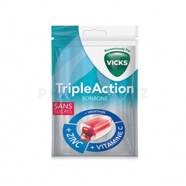 Vicks Bonbons Triple Action 72g
