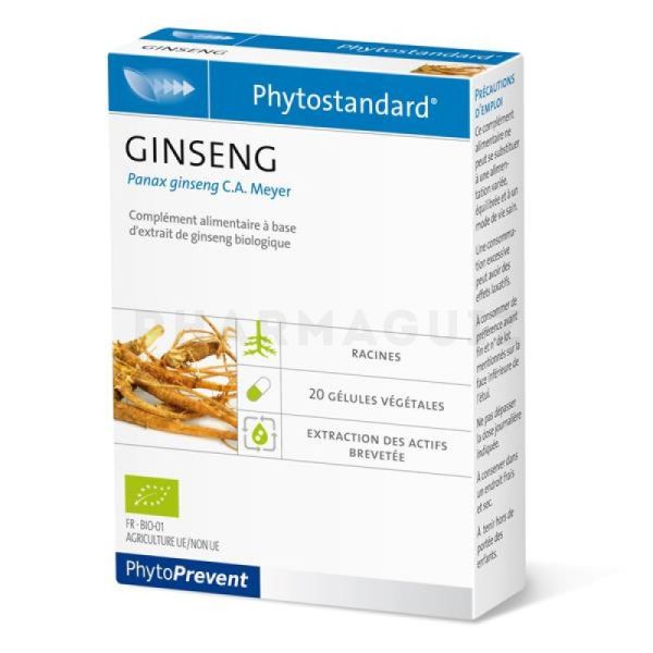 Phytostandard Ginseng 20 gélules