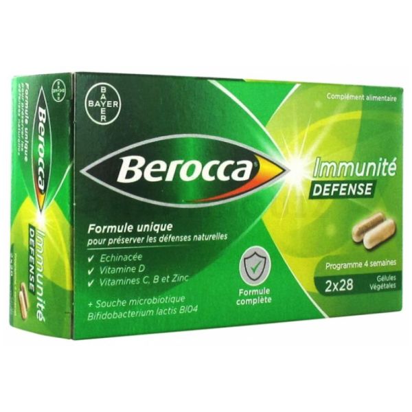 BEROCCA Immunité défense 2x28 gélules