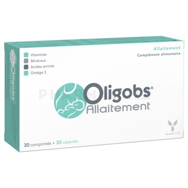Oligobs allaitement 30 comprimés + 30 capsules