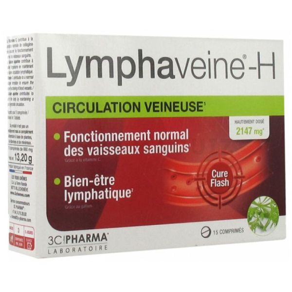 les 3 Chènes Lymphaveine-H 15 Comprimés