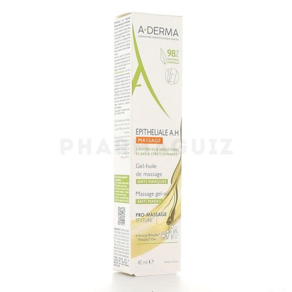 ADERMA Epitheliale A.H. massage gel huile 40ml