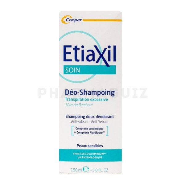 Etiaxil Déo-shampoing 2en1 peaux sensibles 150ml