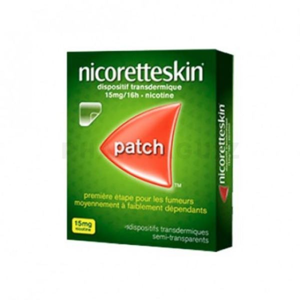 NicoretteSkin 15 mg / 16 h boite de 7 patchs