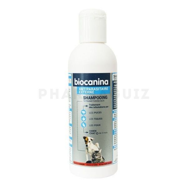 Biocanina Shampooing Antiparasitaire Externe Chien et Chat 200ml