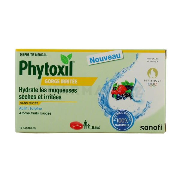 Phytoxil Gorge irritée pastilles Fruits rouges
