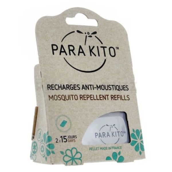 PARA'KITO recharges pour le bracelet anti-moustiques 2 plaquettes