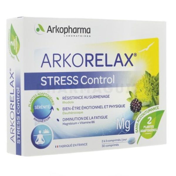 Arkorelax Sress control 30 comprimés