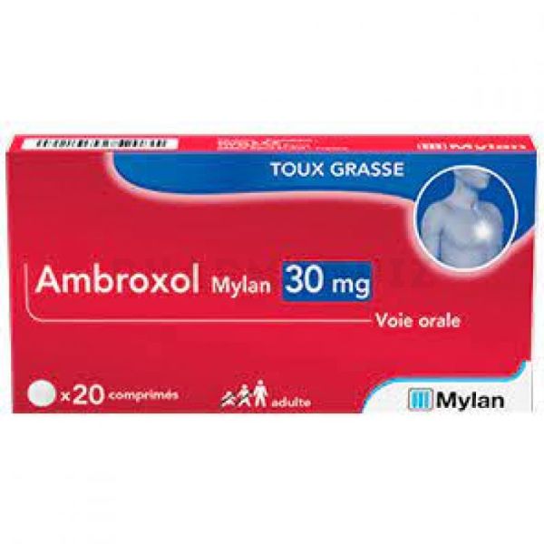 Mylan Ambroxol 30 mg 20 comprimés