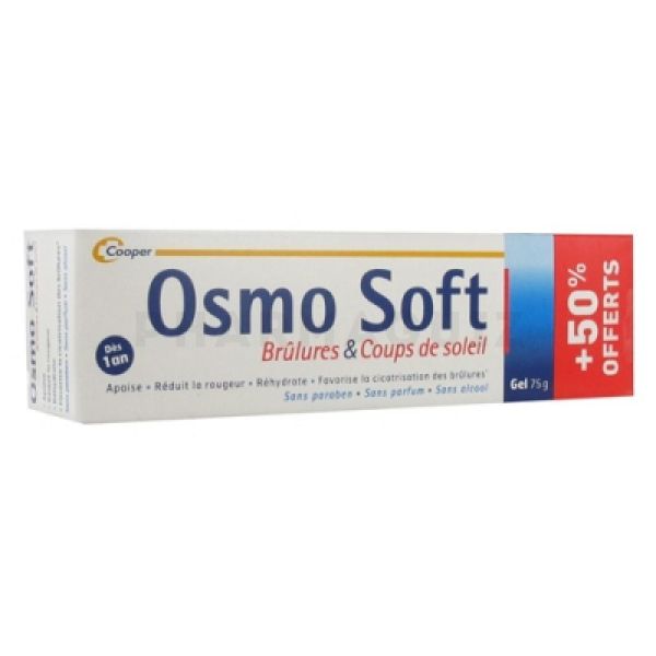 OsmoSoft Brûlures & Coups de Soleil 75 g dont 25 g Offerts