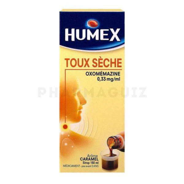 Humex Toux Seche Oxomemazine Sirop 150ml
