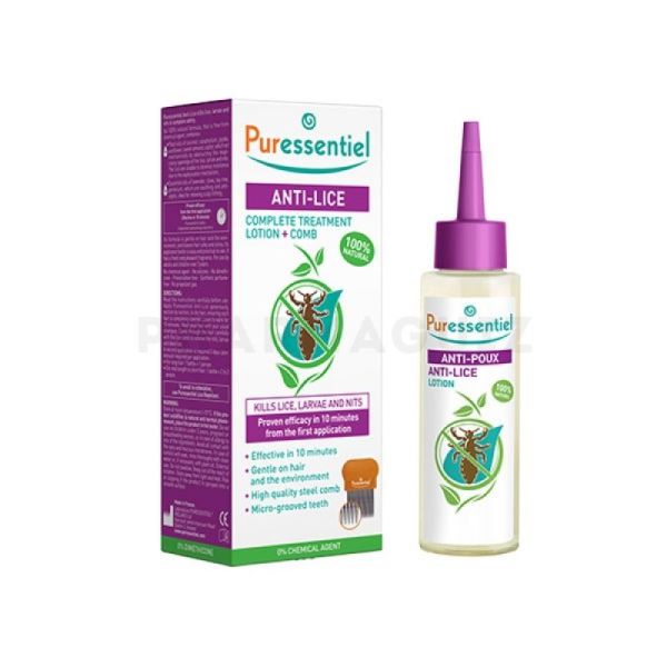 Puressentiel Anti-Poux lotion + peigne 100 ml
