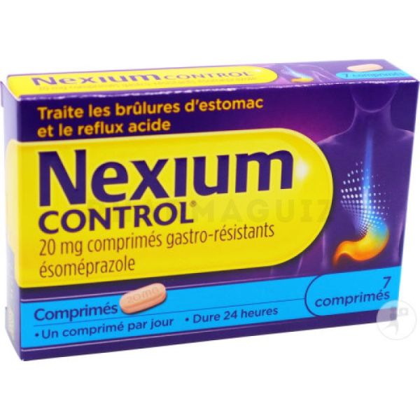 Nexium Control 20 mg 7 comprimés