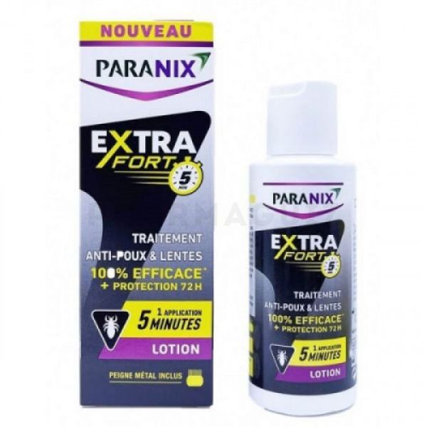 PARANIX Extra Fort 5mn lotion anti-poux et lentes 100ml