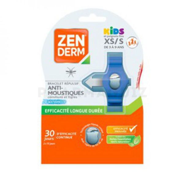 Zenderm bracelet anti-moustiques taille XS/S