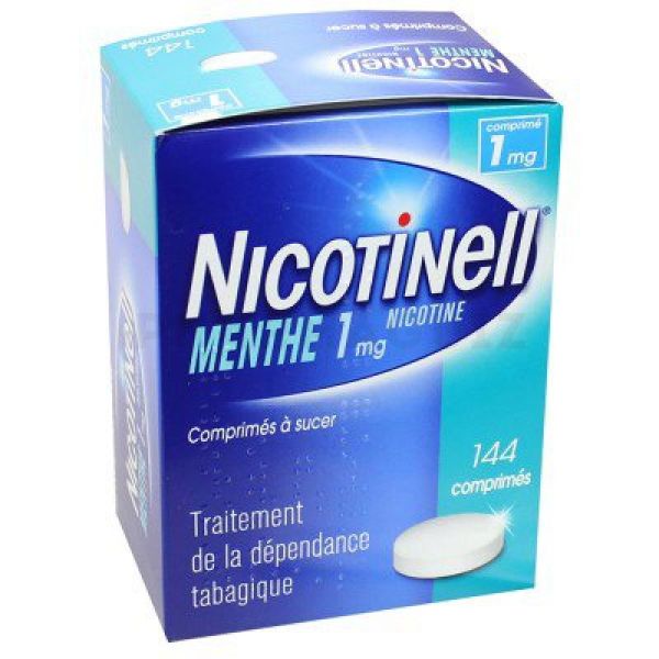 Nicotinell 1 mg menthe 144 comprimés à sucer