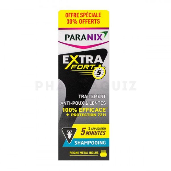 PARANIX Extra Fort lotion anti-poux et lentes +30% 300ml