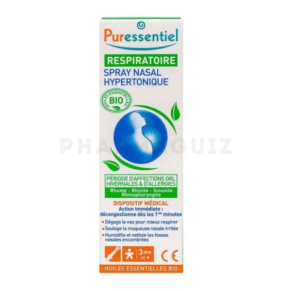 Puressentiel Respiratoire spray nasal hypertonique 15 ml