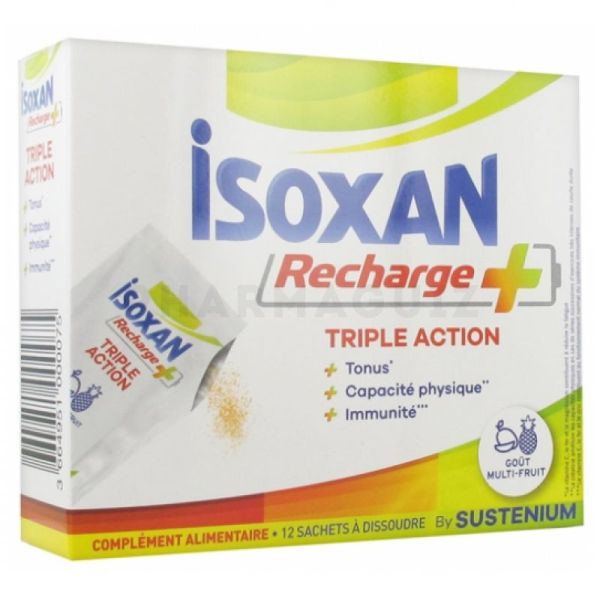 ISOXAN Recharge+ triple action 12 sachets