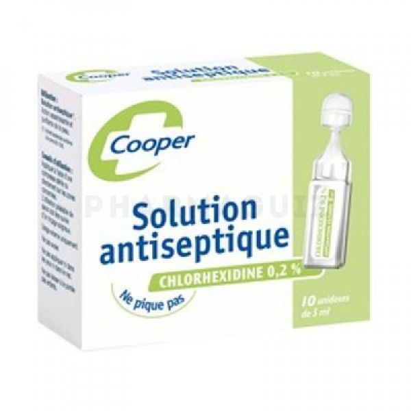 Cooper Solution Antiseptique 12 Unidoses de 5ml