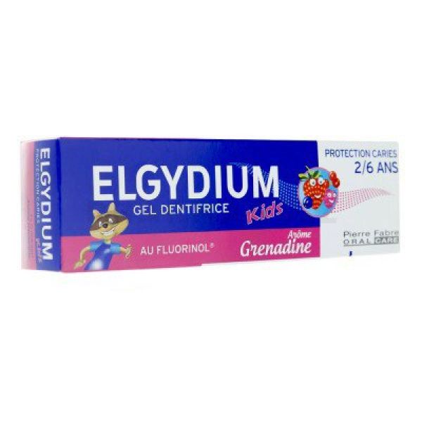 Elgydium Kids gel dentifrice grenadine 50 ml