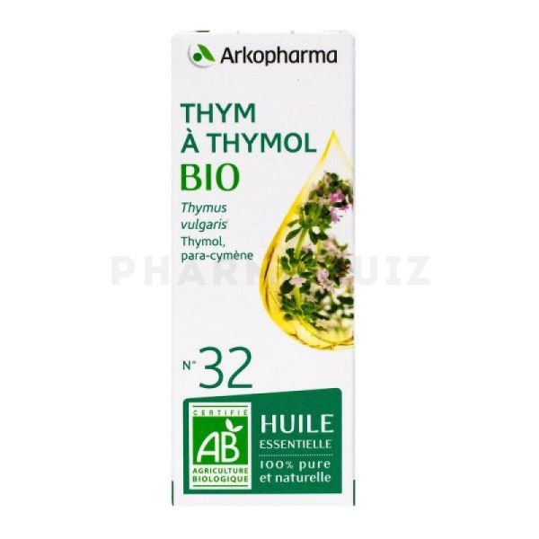 Arkopharma Huile essentielle Thym à Thymol bio n°32 5 ml