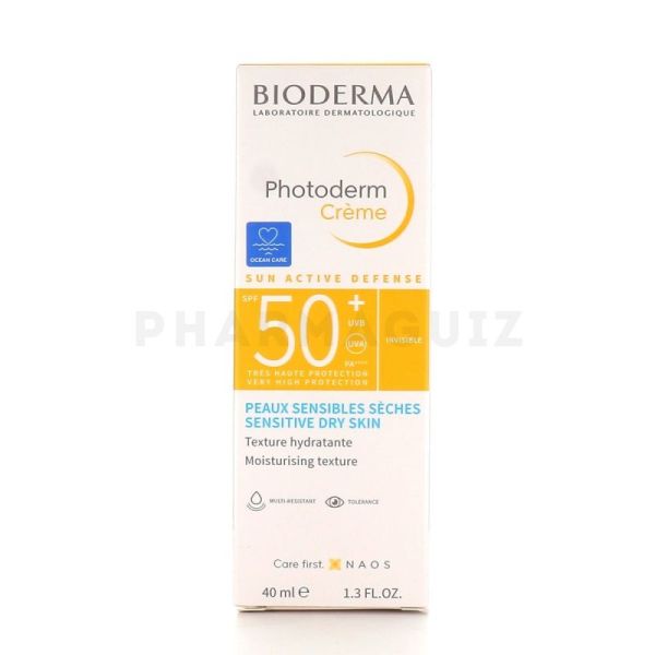 BIODERMA Photoderm crème SPF50+ peau sensible 40ml