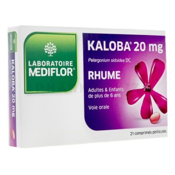 Médiflor Kaloba rhume 21 comprimés