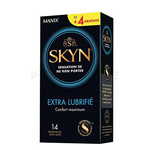 Manix skyn extra lubrifié 14 préservatifs