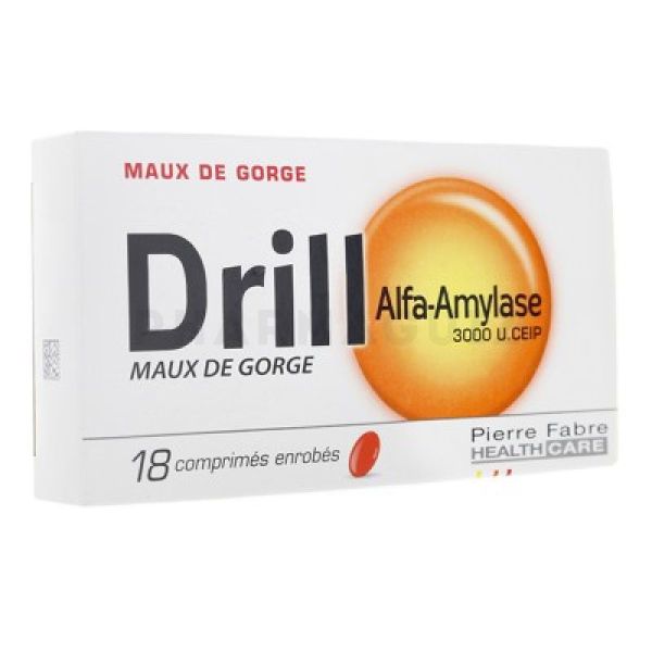 Drill Alfa-Amylase 18 comprimés