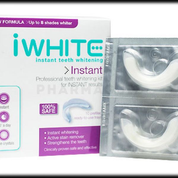 IWHITE Kit de Blanchiment dentaire pour des résultats INSTANTANES sans peroxyde d'hydrogène- 10 Gout