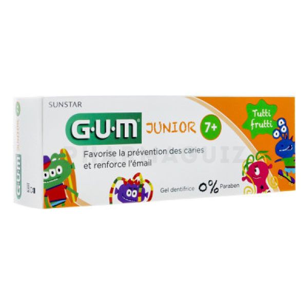 Gum Junior Gel dentifrice tutti frutti 50 ml