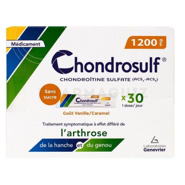 Chondrosulf 1200mg Gel Oral Sans Sucre  30sachets/8g
