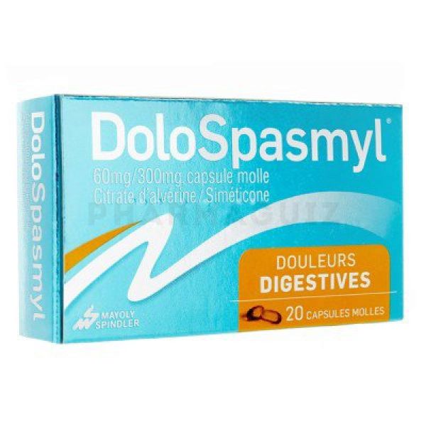 DoloSpasmyl 60 mg / 300 mg 20 capsules molles
